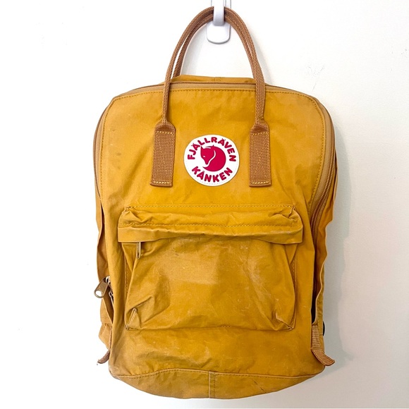 Fjallraven Handbags - Fjallraven Kanken classic backpack acorn ochre yellow 16 litre sustainable